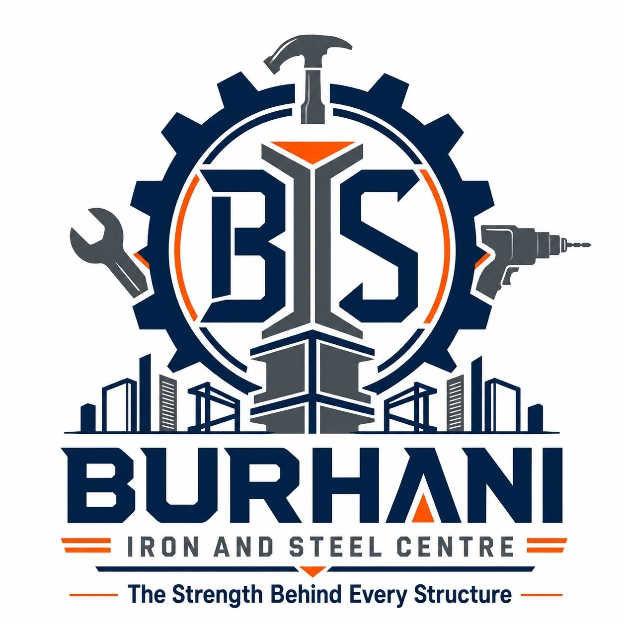 Burhani Iron & Steel Centre Logo